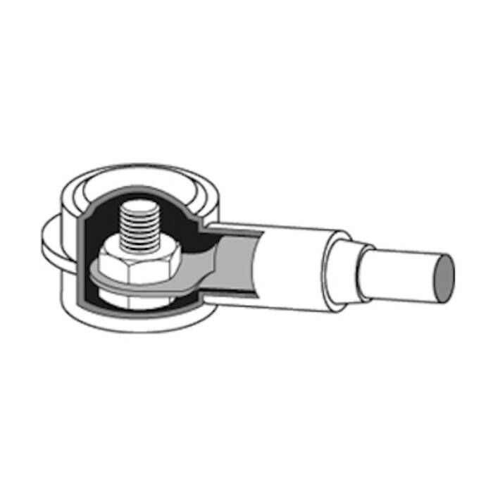Blue Sea 4013 CableCap - Black 0.50 Stud [4013