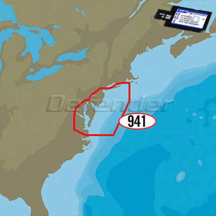 C-Map 4D MAX+ Local Electronic Navigation Chart - East North