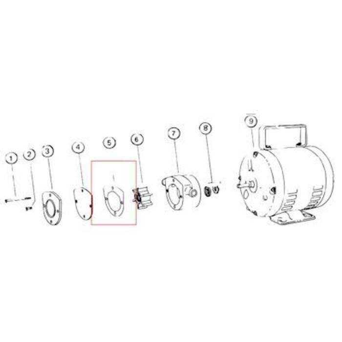 Image of : Jabsco Pump Wearplate Gasket - 12558-0000