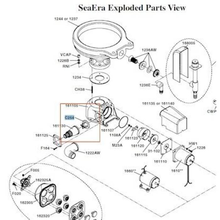 Raritan Toilet Joker Valve - C254