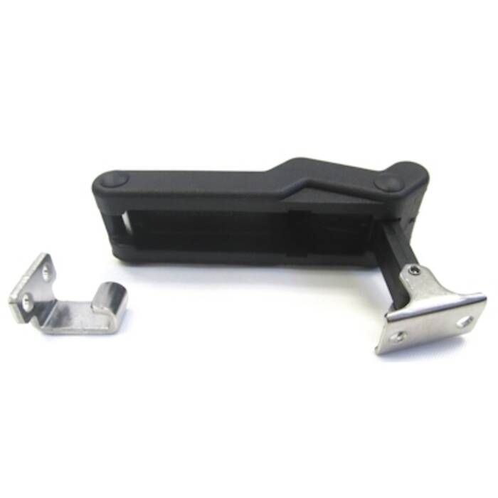 Southco Concealed Soft Draw Latch Black Rubber/Stainless #C7-10 – First