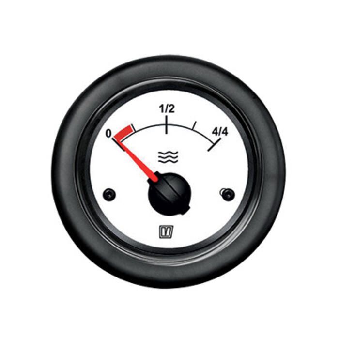 Image of : Vetus Water Level Indicator White 12/24V Cut-Out Size 52 mm (Excl. Sensor) - WATERW