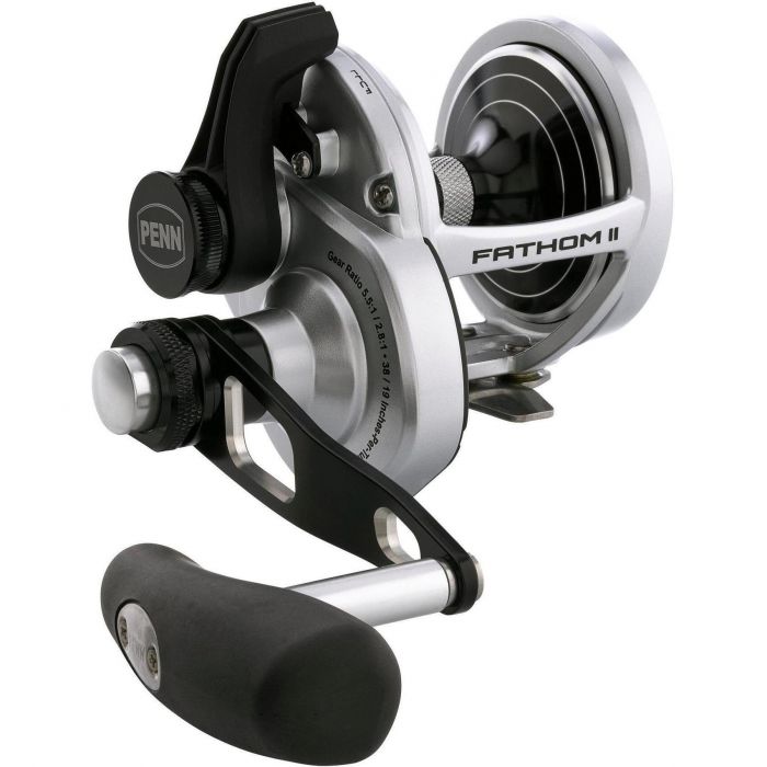 PENN FATHOM II 40LND2スピード 右巻き Penn Fathom II Lever Drag 2-Speed Conventional Reel