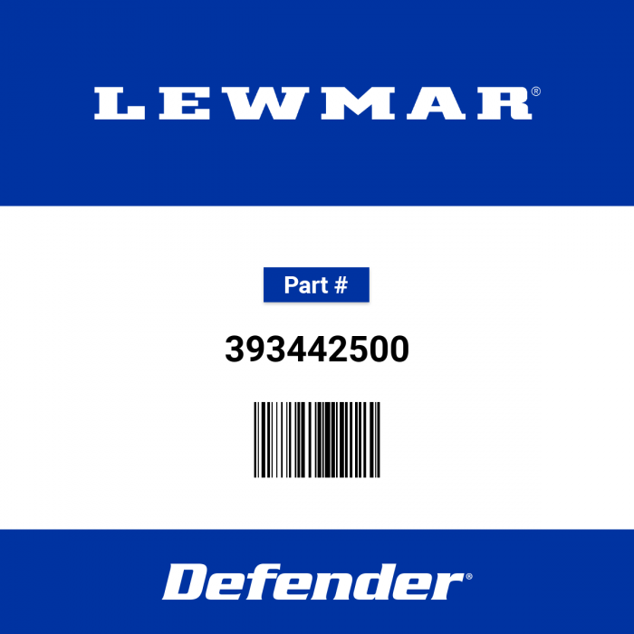 Image of : Lewmar - P/L Taille 4 Ouvrant Transparent Argent Droit - 393442500