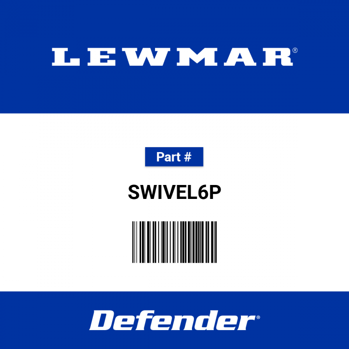 Image of : Lewmar - Émerillon 6 mm Pack de Vente au Détail - SWIVEL6P