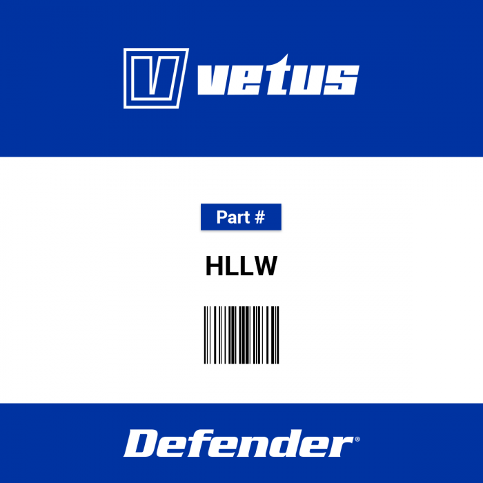 Image of : Vetus - Attache de Chien Gauche Mag/Alt Blanc - HLLW