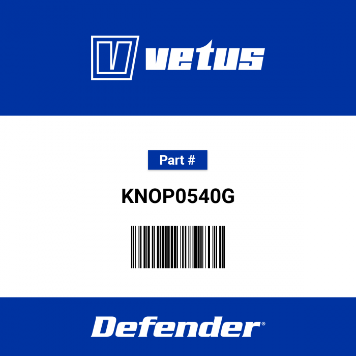Image of : Vetus - Bouton Étoile M5X40 Vetus Gris - KNOP0540G
