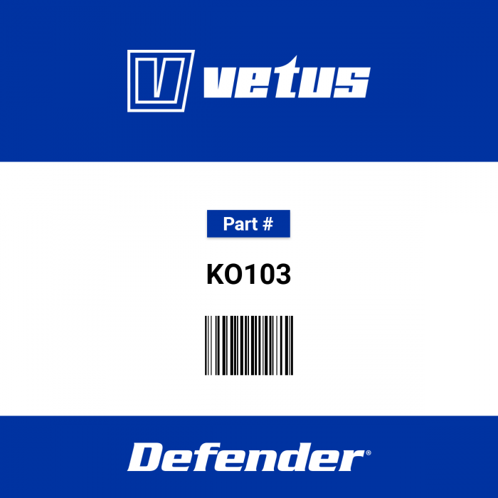 Image of : Vetus - Demi-Accouplement Flexible Inférieur Type 10 - KO103