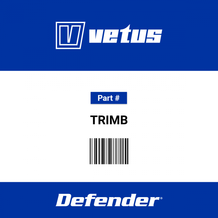 Image of : Vetus Trim Meter for Z-Drive 12/24V Black - TRIMB