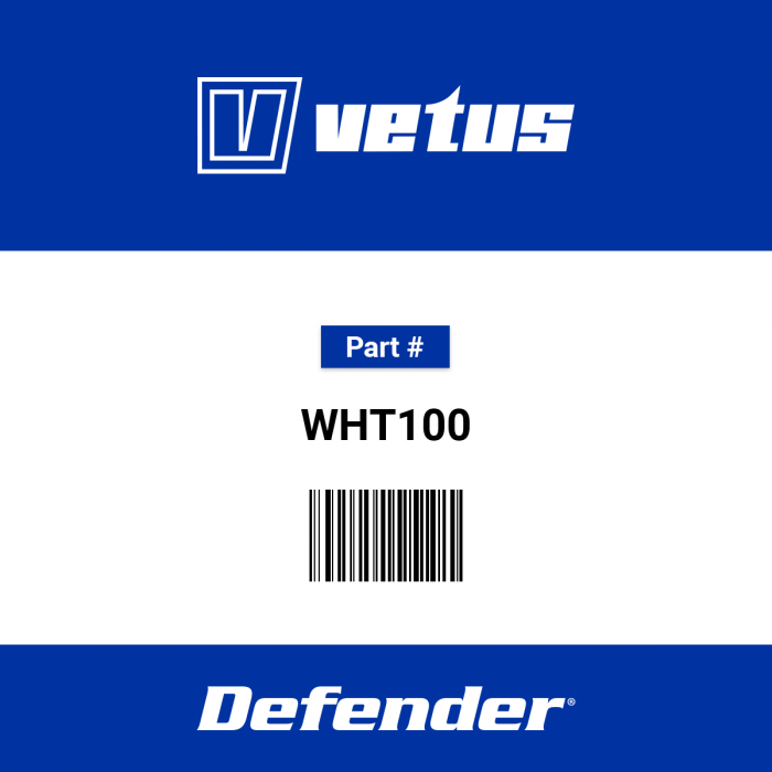 Image of : Vetus - Chauffe-eau à Double Serpentin Capacité 100 Litres Incl. Kit de Montage et Élément 230V/1500W - WHT100