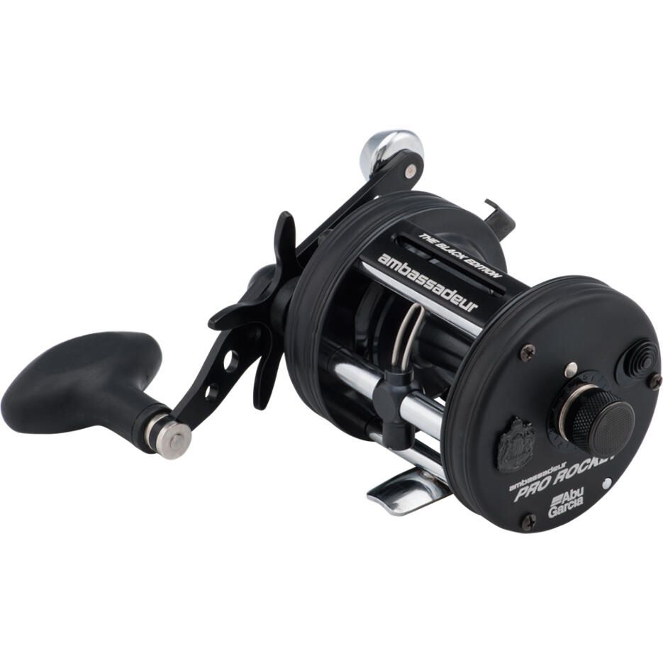 Abu Garcia Ambassadeur Pro Rocket Black Edition Round Baitcast