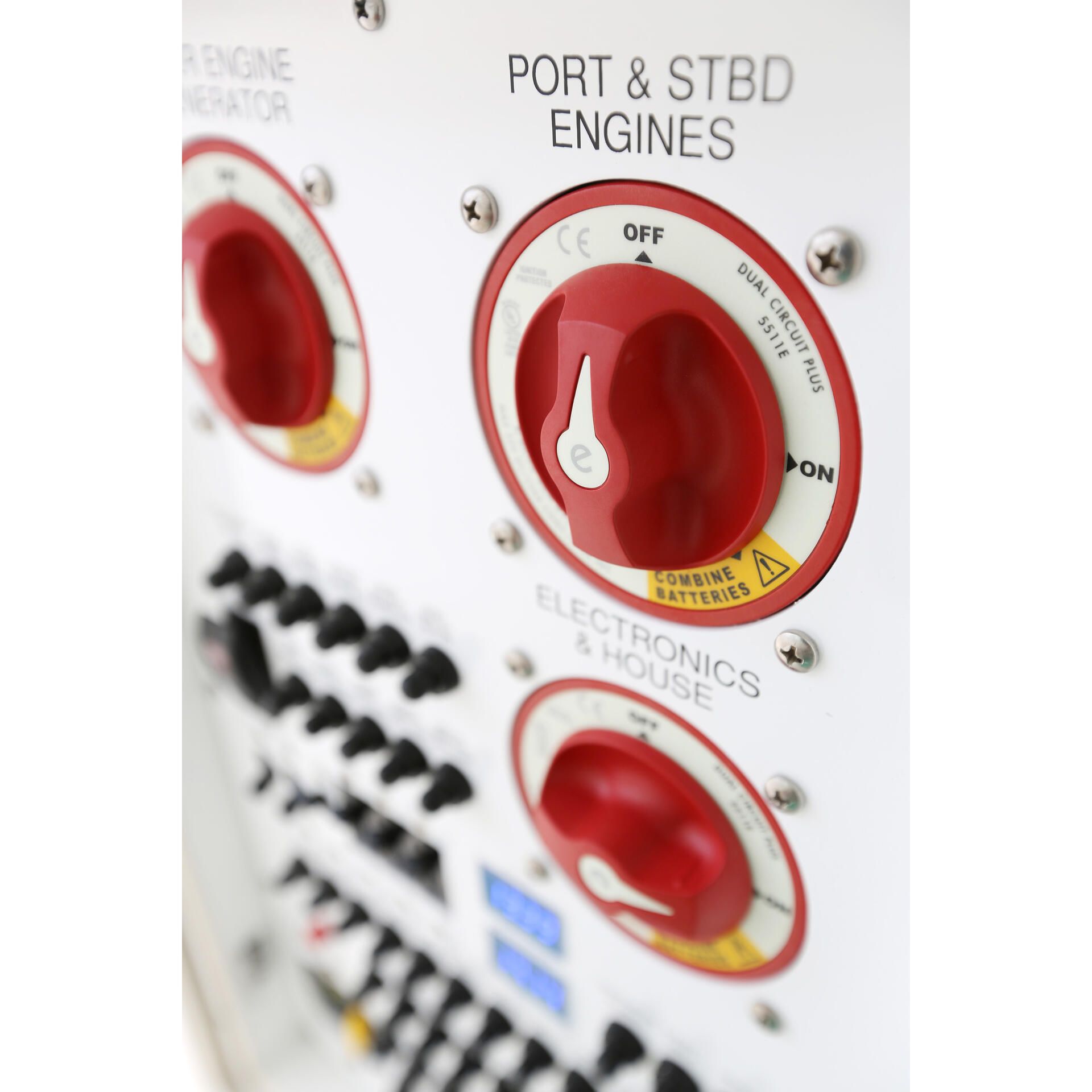 Blue Sea E-Series 5511E Battery Switch - On-Off Dual Circuit Plus