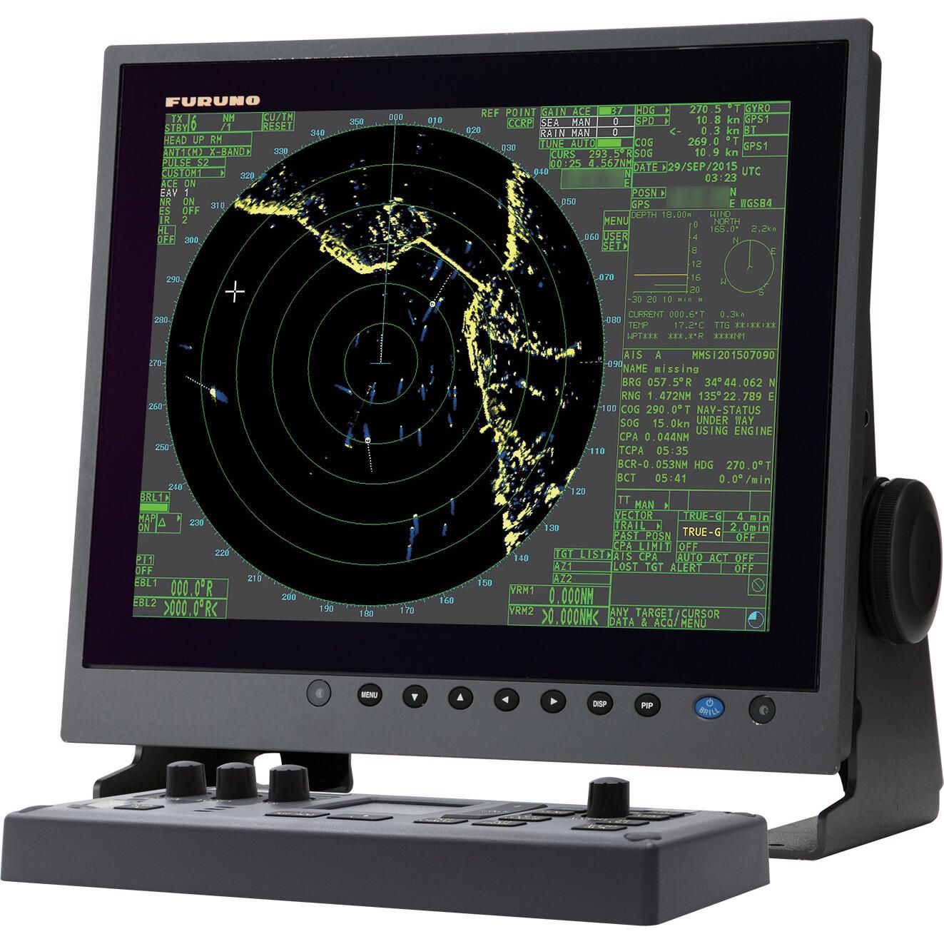 激レア　RADAR DE-1 MULTI-EFFECTOR Furuno Black Box Radar System without Antenna & Signal Cable