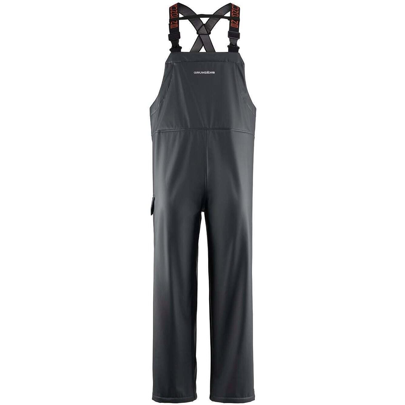 GRUNDÉNS Bibs フィッシングパンツ ダークグレー Grundéns Shoreman Fishing Bib Pants 500 – Grundens