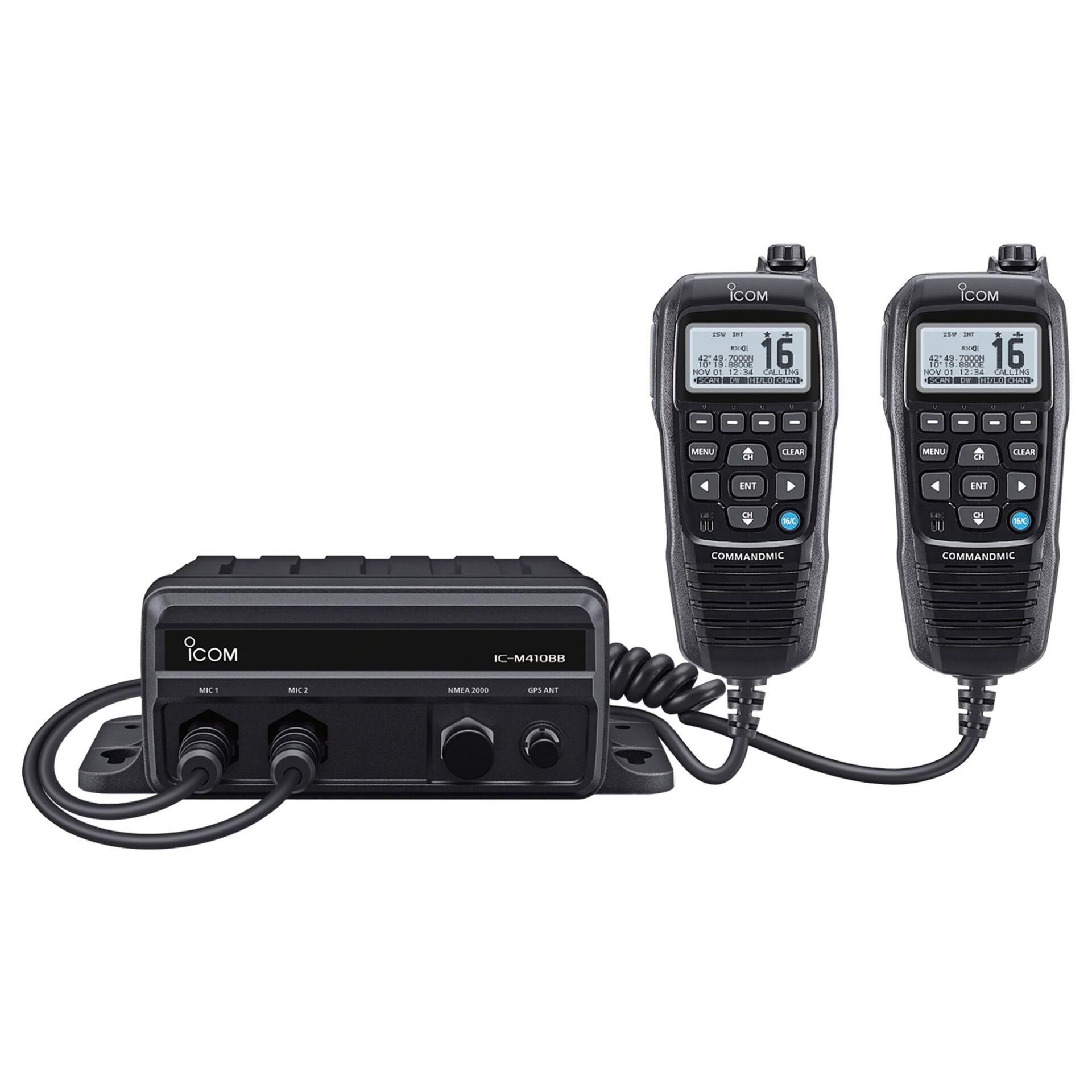 Icom M410BB Black Box VHF with Command Mic