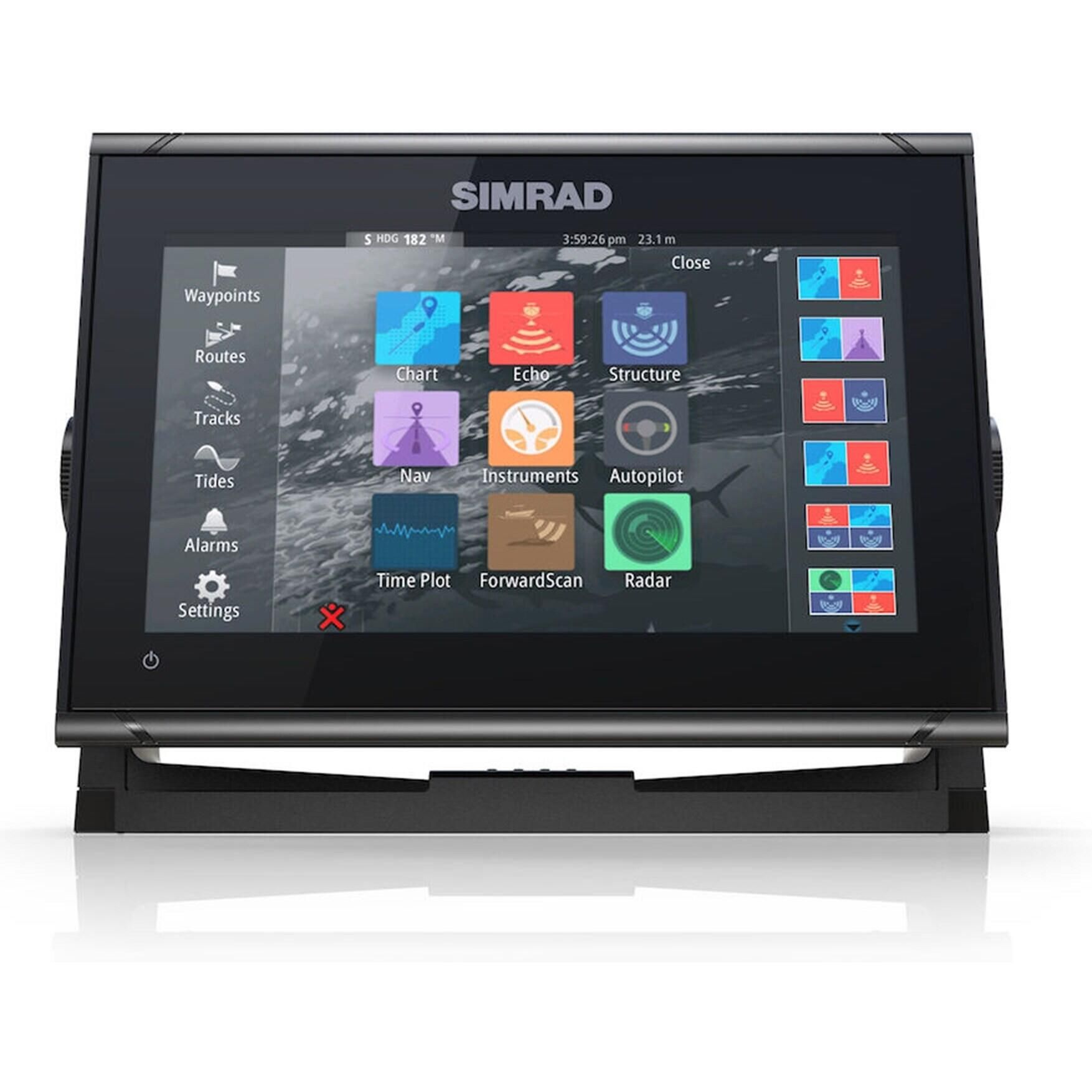 Simrad GO9 XSE Multifunction Display with C-MAP Discover Chart