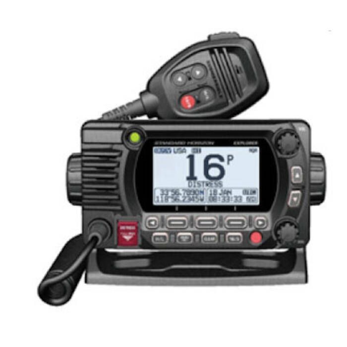 Standard Horizon Explorer GX1850 Fixed-Mount VHF Radio with NMEA