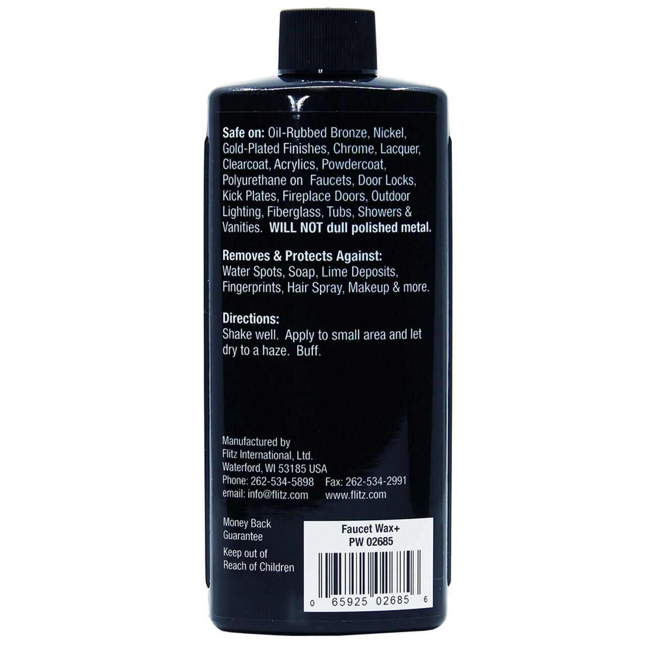 Flitz Faucet Wax Plus - 7.6 oz (225 ml) - PW 02685