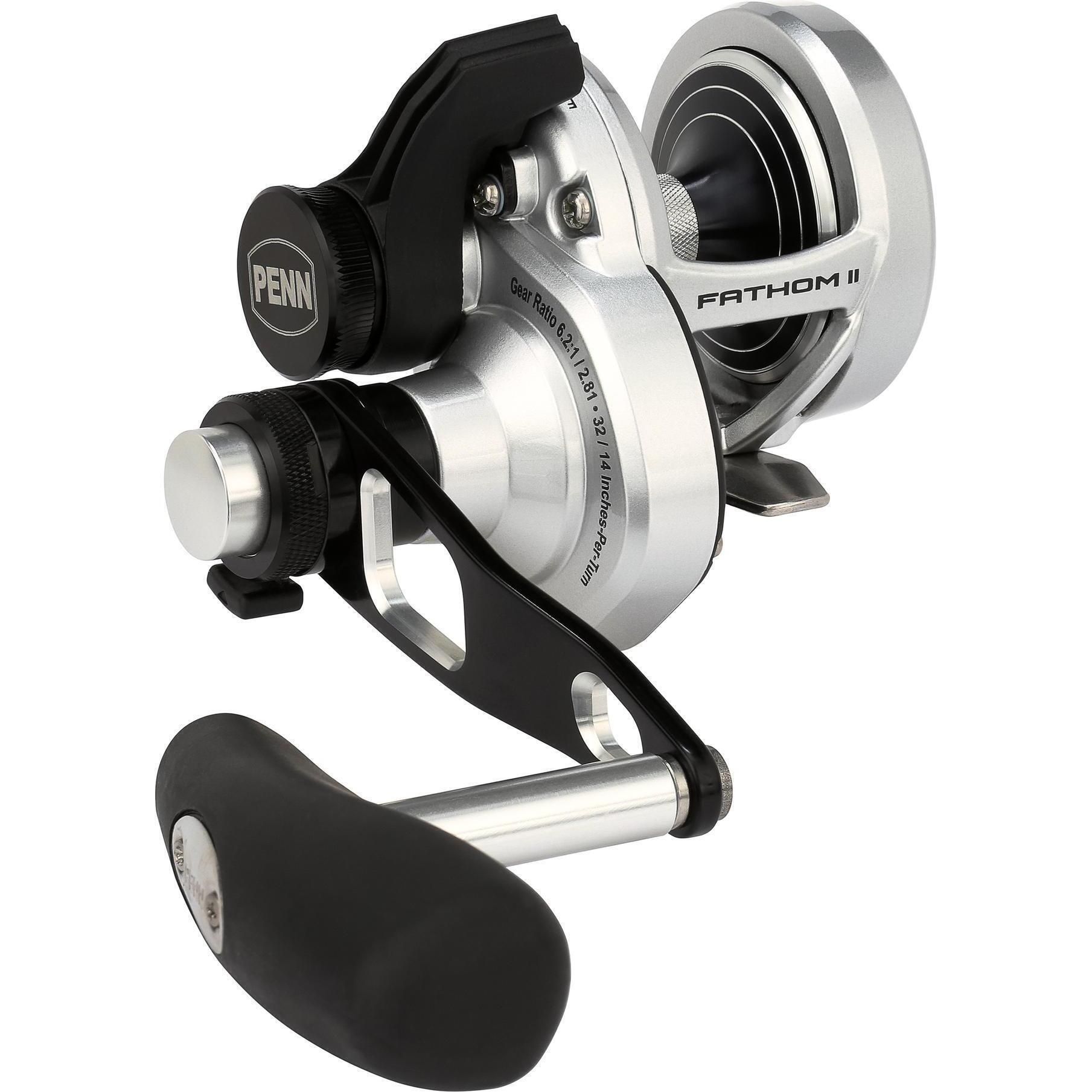 Penn Fathom II Lever Drag 2-Speed Conventional Reel