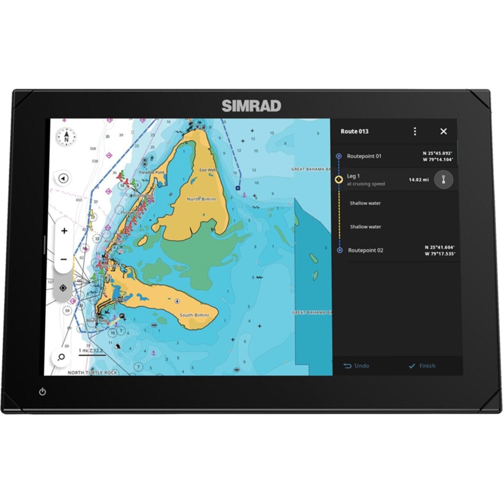 Simrad NSX Chartplotter & Fishfinder without Transducer - 12