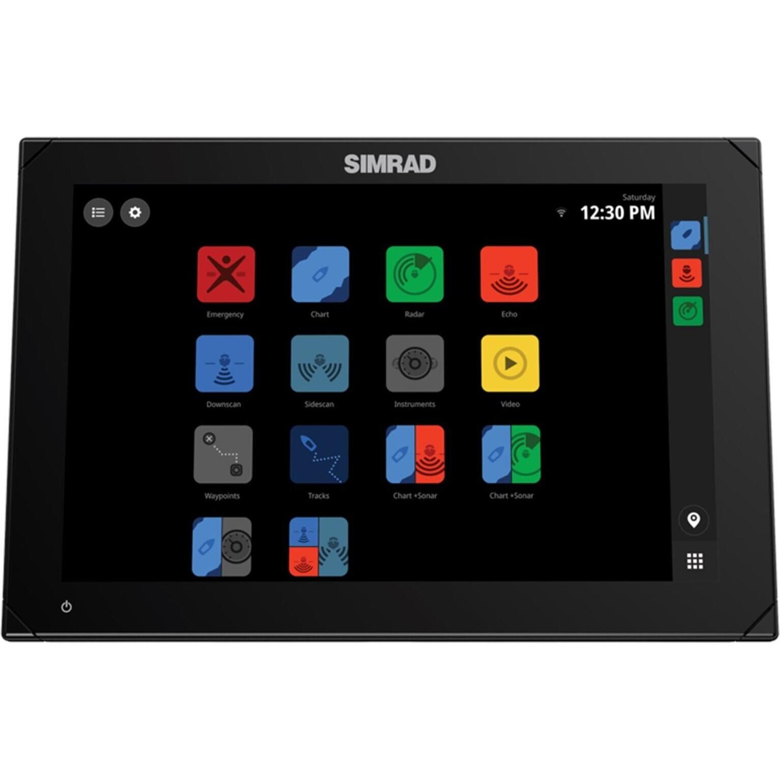 Simrad NSX Chartplotter & Fishfinder without Transducer - 12