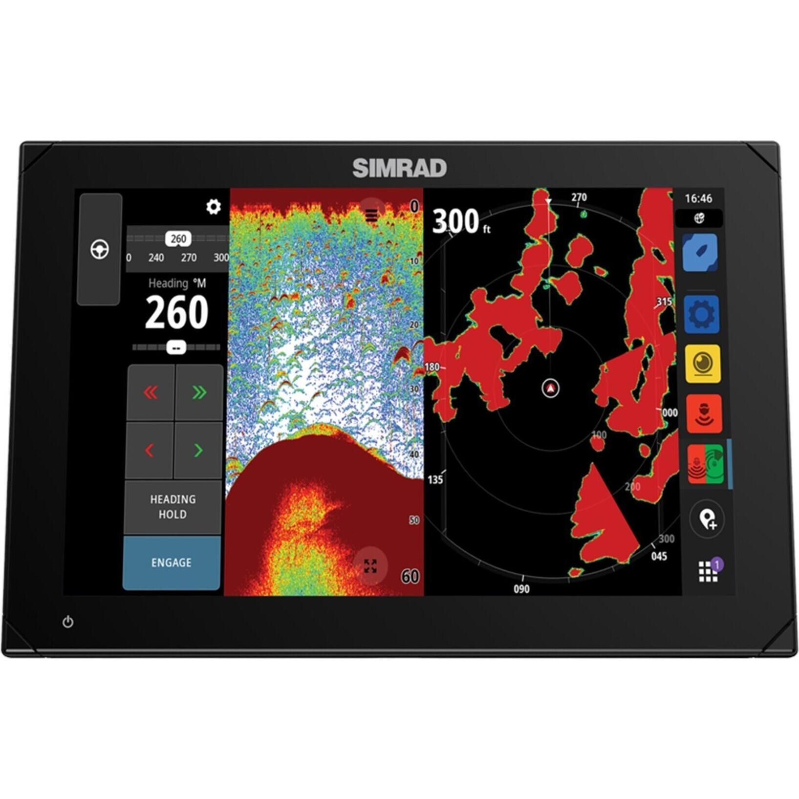 Simrad NSX Chartplotter & Fishfinder without Transducer - 12