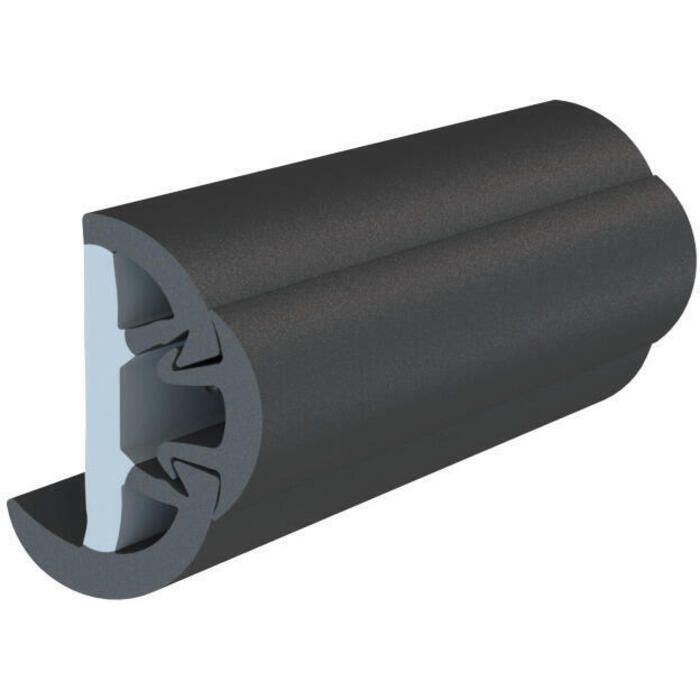 TACO METALS V11-3447BBK50-2 Flex Vinyl Rub Rail Kit - Black With Black Insert, Marine Boat Protection 10 thumbnail image