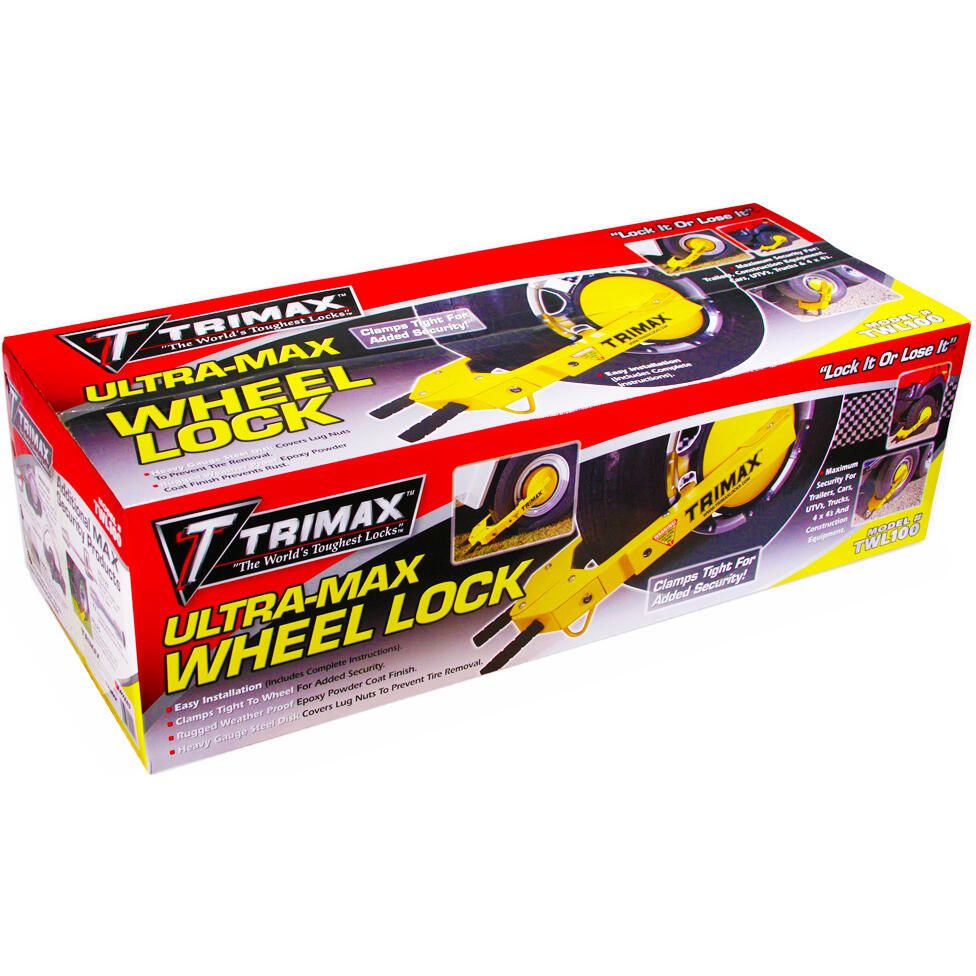 セキュリティ Trimax twl100 Trimax Ultra-Max Wheel Lock - TWL100